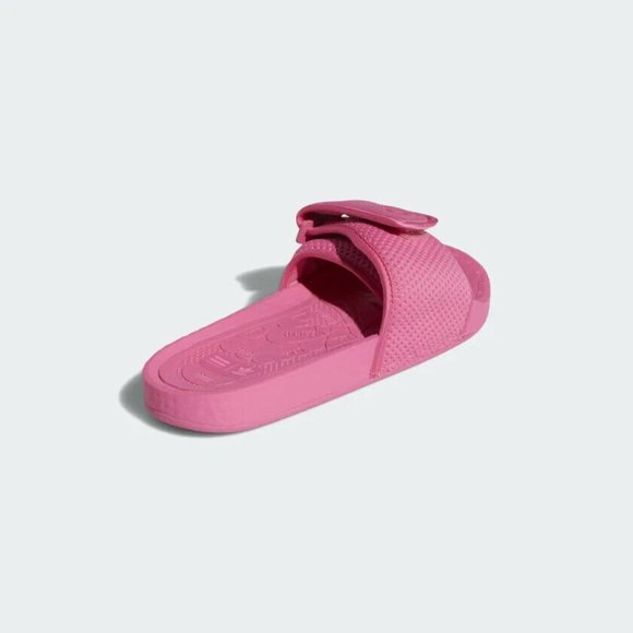 Adidas Men's Pink PHARRELL WILLIAMS CHANCLETAS HU Boost SLIDES FV7289 - Picture 4 of 5
